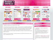 Tablet Screenshot of livraison-course.net